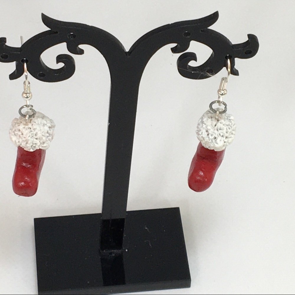 Unique Handmade Polymer Clay Earrings - Picture 8 of 8